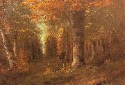 Gustave Courbet Forest in Autumn Spain oil painting artist